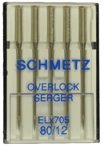 SCHMETZ Overlock Serger Needles for Sewing Machines - Professional Quality Universal Needles for Heavy Duty Fabrics - Perfect for Quilting, Upholstery & Denim Sewing Projects