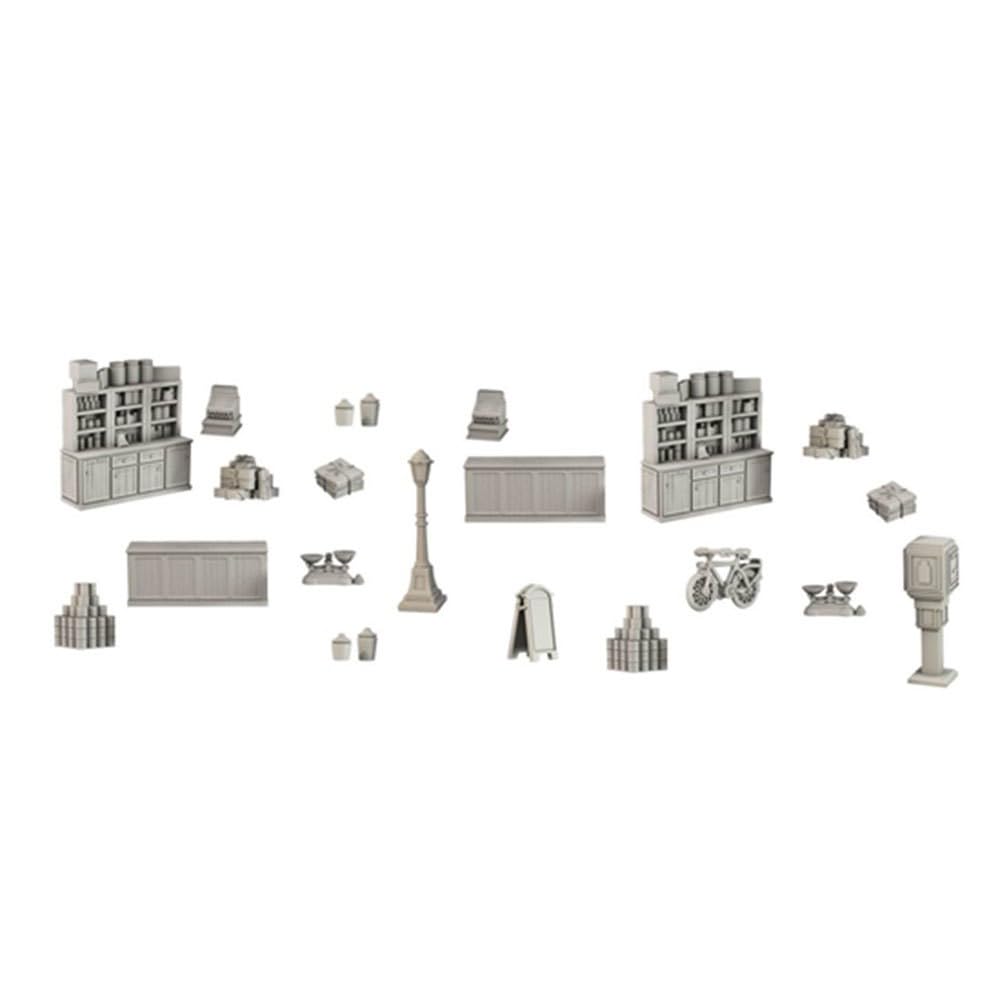 Mantic Games Terrain Crate: Grocery Store - Miniature Scenery for Tabletop RPGs & Wargaming - Perfect for Dungeons & Dragons, Warhammer, and Fantasy Battle Scenes