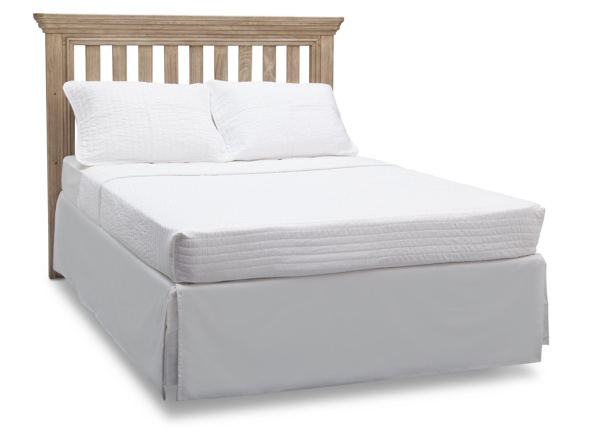 Langley 4-in-1 Convertible Baby Crib - Toddler Bed, Daybed & Full-Size Bed - Safe Nursery Furniture for Newborns to Teens - Perfect for Bedrooms, Daycare & Guest Rooms