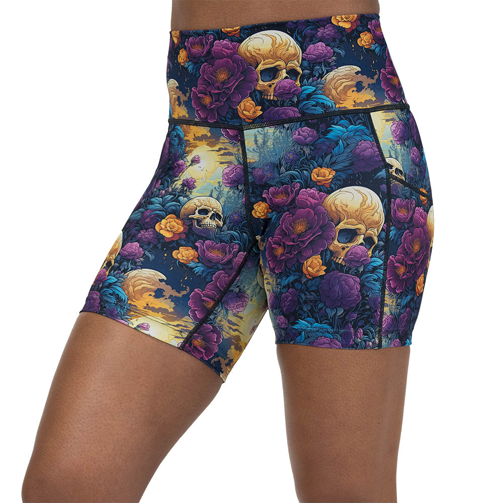 Garden of the Dead Print Shorts - Trendy Casual Summer Shorts for Men & Women | Perfect for Beach, Gym, and Streetwear Fashion