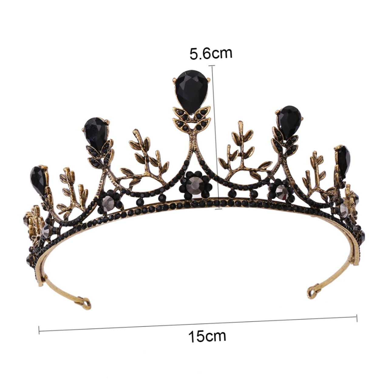 Beaupretty Baroque Crown Set - Vintage Miss Accessories for Weddings & Parties