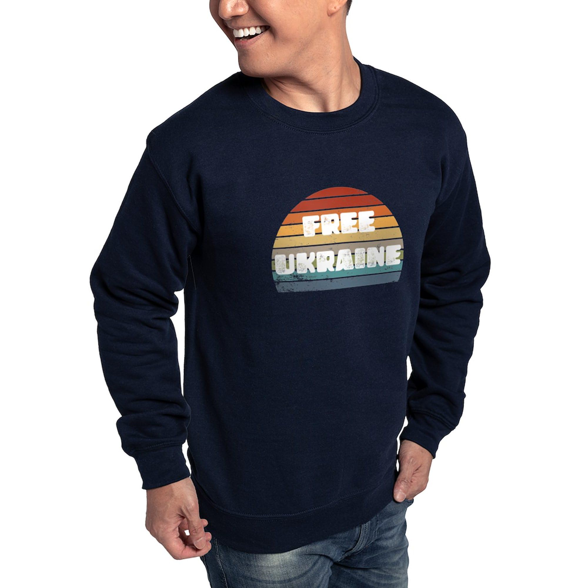 Free Ukraine Classic Crew Neck Sweatshirt - Solidarity Support Tee | Comfortable Unisex Pullover for Protests, Fundraisers & Everyday Wear