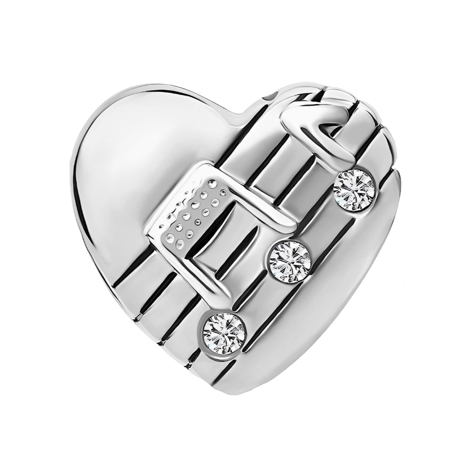 KunBead 14K Gold Plated Musical Note & Heart Bead Charms - Compatible with Pandora Bracelets, Perfect Birthday Gift for Women - Ideal for Music Lovers & Romantic Occasions