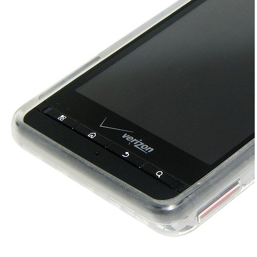 Amzer Luxe Argyle Case for Motorola DROID X - Clear Protective Cover for Daily Use