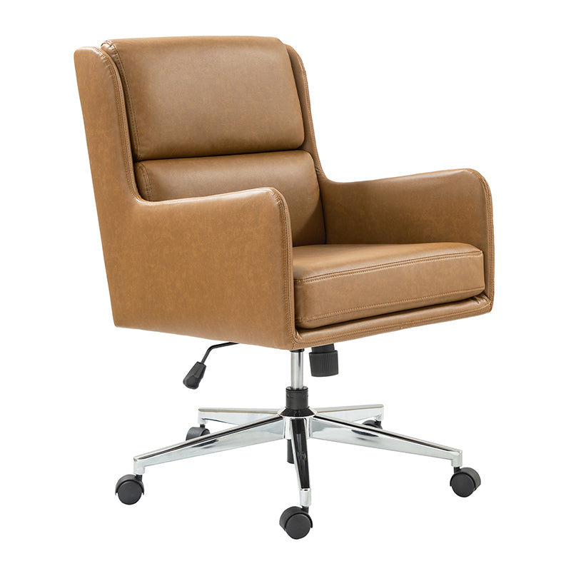 Eamonn Ergonomic Adjustable Swivel Office Chair with Metal Base - Perfect for Home Office, Gaming & Workspace Comfort