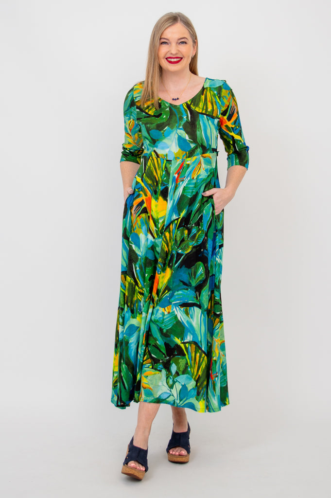 Eco-Friendly Coco Dress by Greenroom | Soft Linen & Bamboo Blend | Perfect for Summer Outings & Beach Vacations