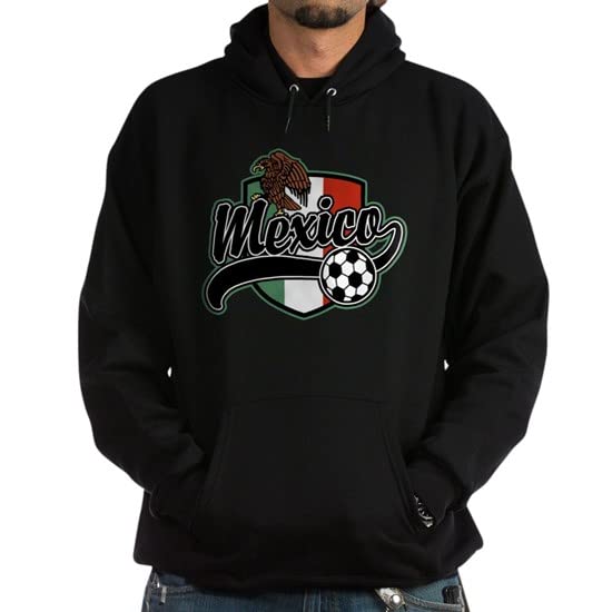 Mexico Soccer Hoodie for Men - Dark Pullover Sweatshirt | Comfortable & Stylish Fan Apparel for Game Day, Casual Wear & Outdoor Activities