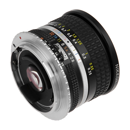 Fotodiox Nikon F to Canon EF Lens Mount Adapter with Focus Confirmation Chip - Compatible with Nikon Nikkor F Mount DSLR Lenses & Canon EOS EF/EF-S Camera Bodies - Perfect for Photography, Videography & Multi-Camera Setup