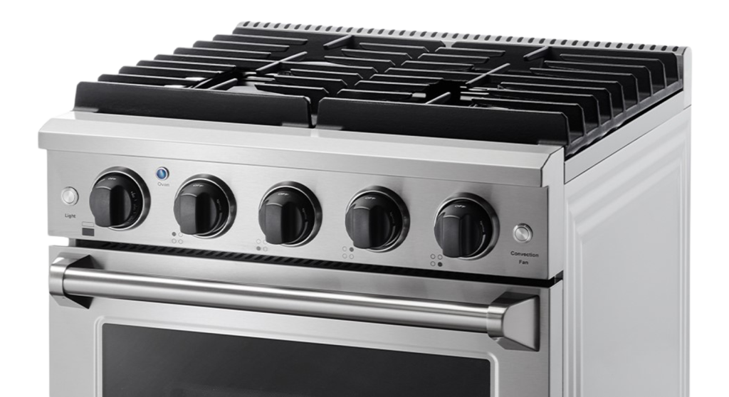 THOR Kitchen 24 Inch Liquid Propane Gas Range - LRG2401ULP | 4 Sealed Burners, Convection Oven | Perfect for Home Kitchens & Small Restaurants