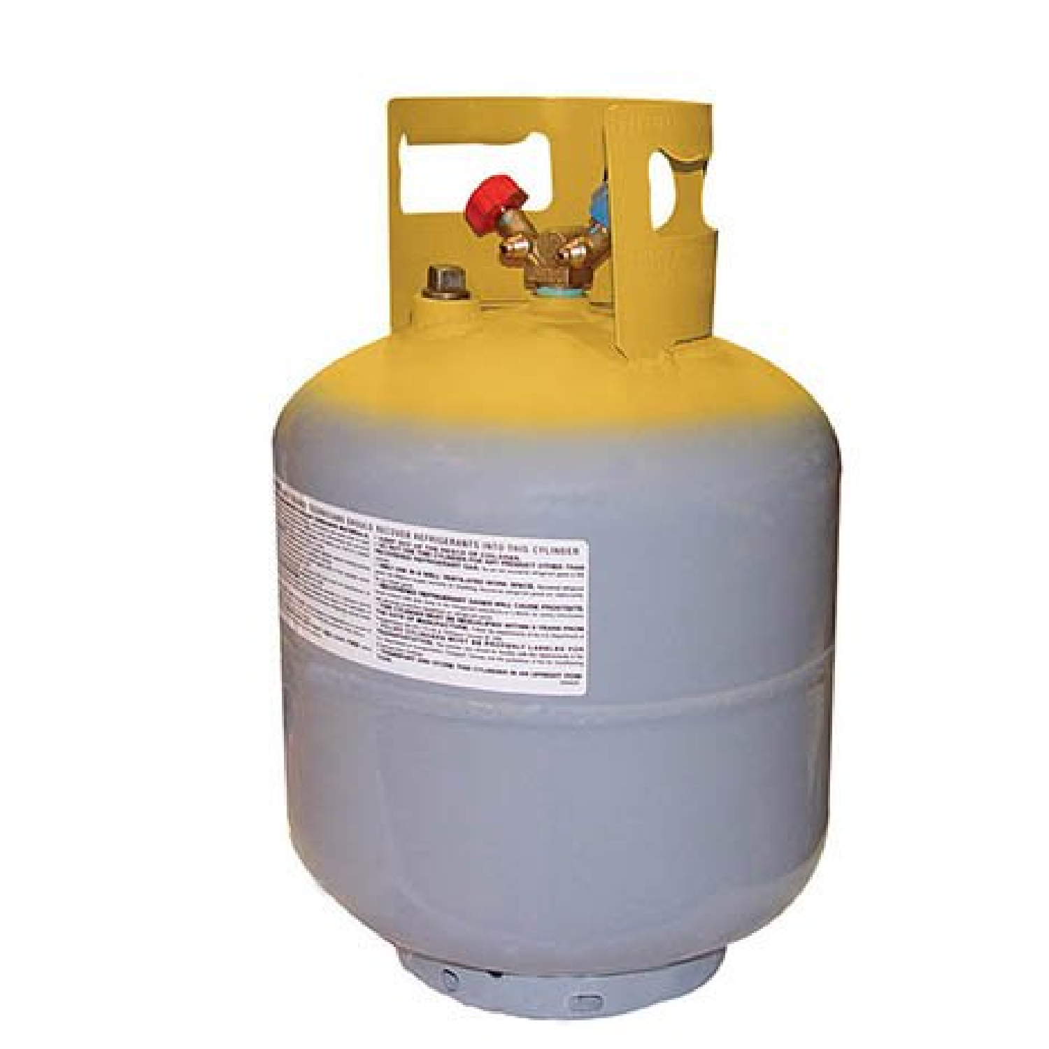 Mastercool 66010 R134A Refrigerant Recovery Tank - No Float Switch | AC Recharging, HVAC System Maintenance, Automotive Repair Tool