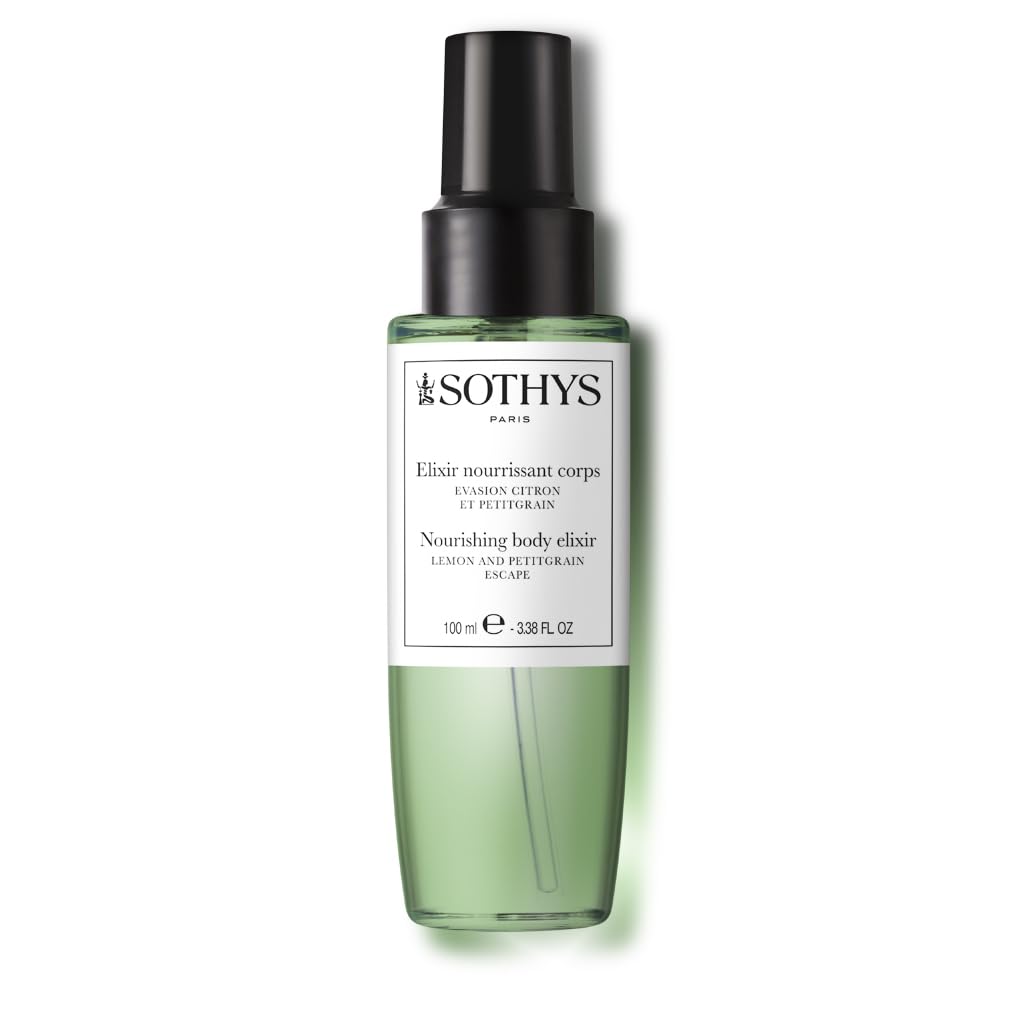 SOTHYS Nourishing Body Elixir with Lemon & Petitgrain - Hydrating Skin Care for Dry Skin | Perfect for Spa Day, Post-Shower Moisturizing & Relaxation Therapy