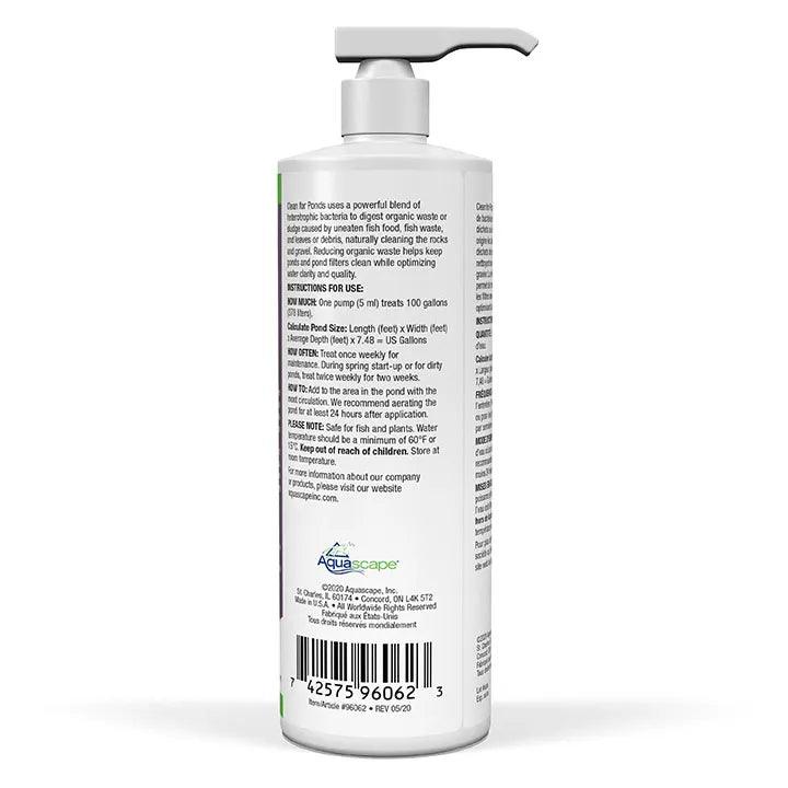 Natural Pond Cleaner for Water Gardens & Koi Ponds | Eco-Friendly Algae Control Solution | Perfect for Backyard Ponds, Fish Tanks & Aquatic Ecosystems