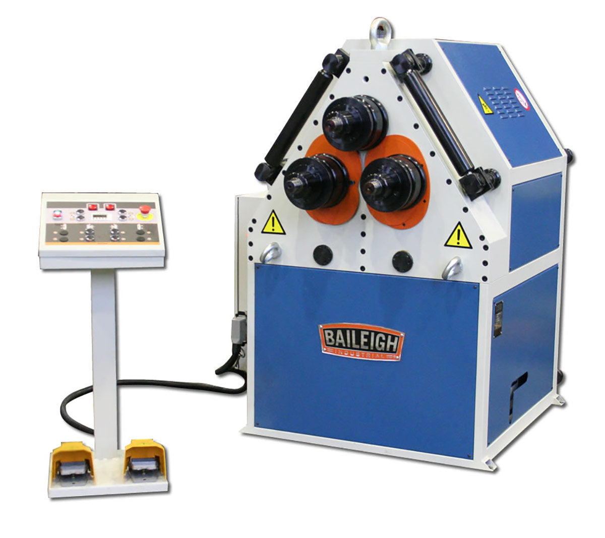 Baileigh Industrial BA9 1006840 Hydraulic Roll Bender R H65 - Professional Metal Bending Machine for Pipe & Tube Fabrication - Perfect for Metalworking Shops & DIY Projects