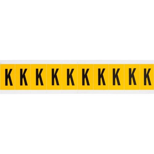 Brady 1530-K 15 Series Indoor/Outdoor Number & Letter Cards - Pack of 50 | Durable Plastic for Address Signs, Mailboxes & Warehouse Labeling
