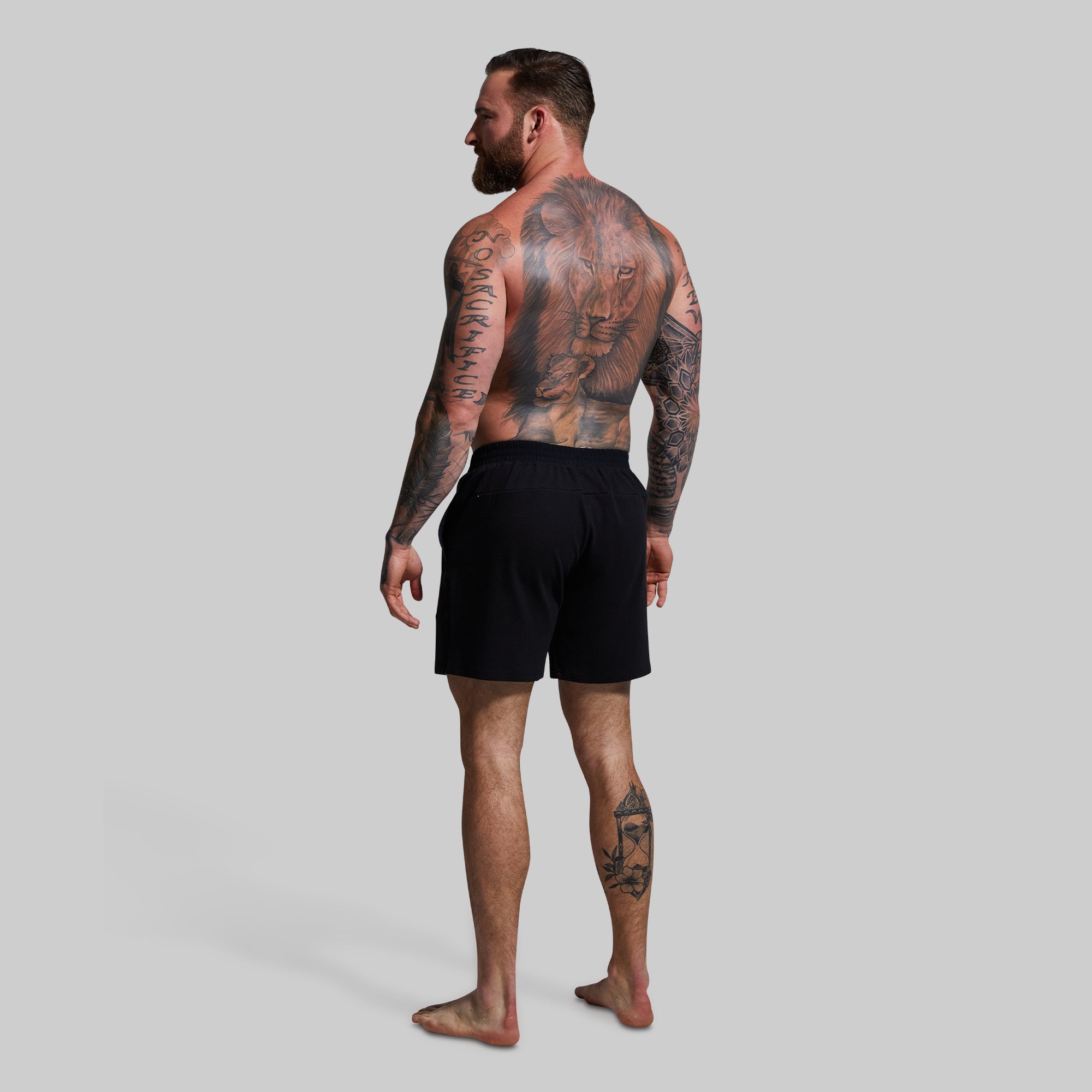 Men's Cloud Short Set - Lightweight & Comfortable Summer Shorts with Matching T-Shirt (Black) - Perfect for Gym, Running, Beach & Casual Wear