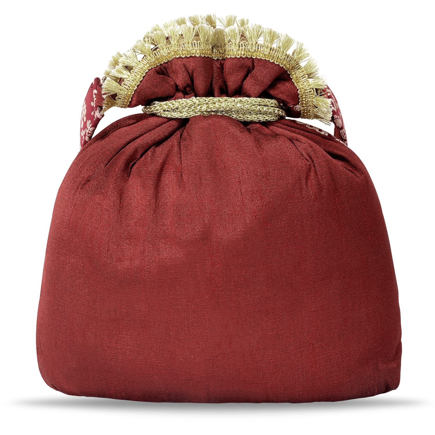 Elegant Aheli Indian Potli Bags for Women - Ethnic Beaded Clutch Purse with Drawstring for Weddings, Parties & Evening Events | Perfect Bridal Gift & Traditional Accessory
