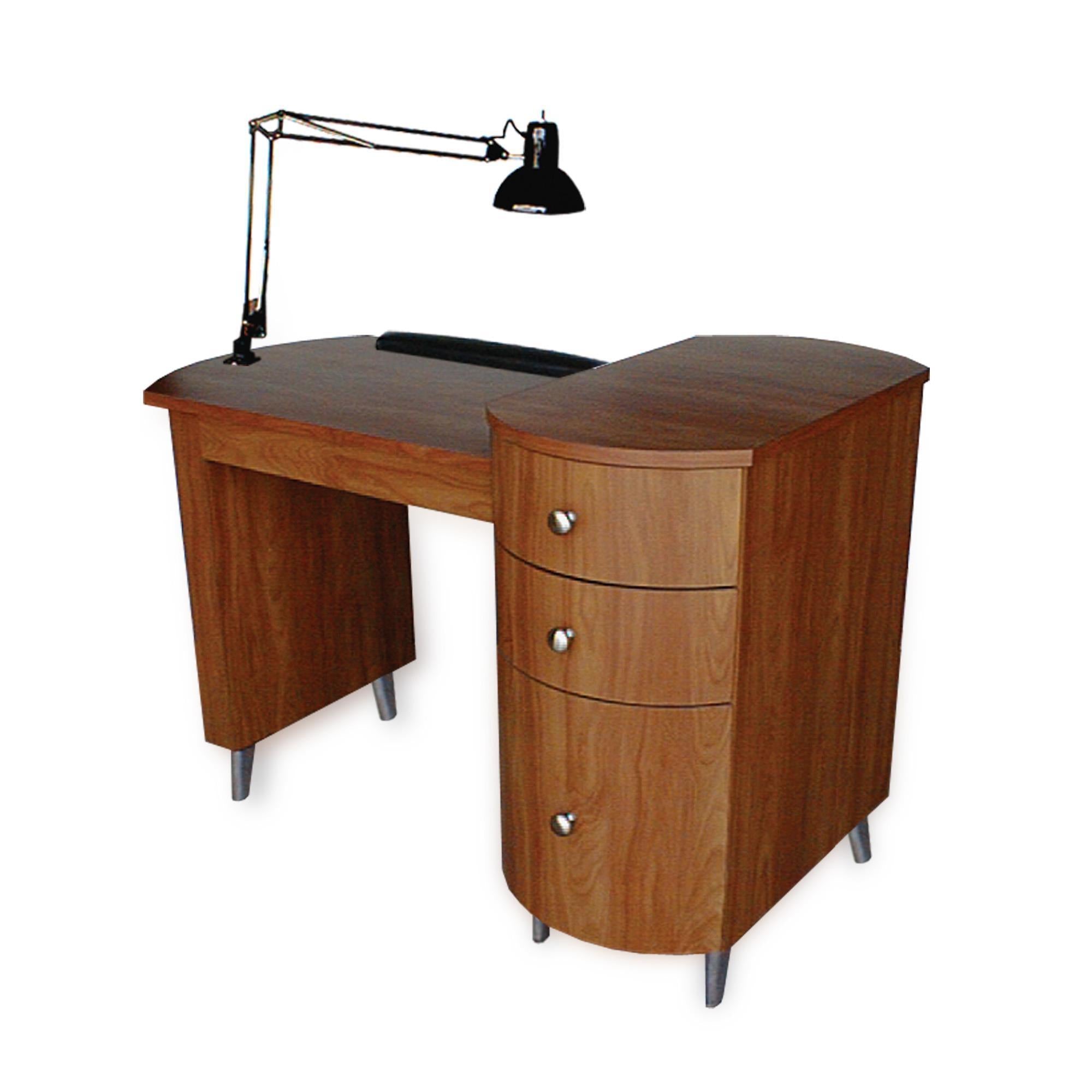 Professional Collins Cambridge Manicure Table for Nail Salon & Home Use - Portable Beauty Station with Storage for Manicurists & DIY Nail Care