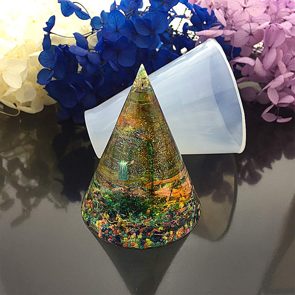 Premium 4-Pack Silicone Pyramid Molds for Resin Casting, Epoxy Jewelry, Orgone Pyramids, Candles & Soap Making - Perfect for DIY Crafts, Home Decor & Gift Making