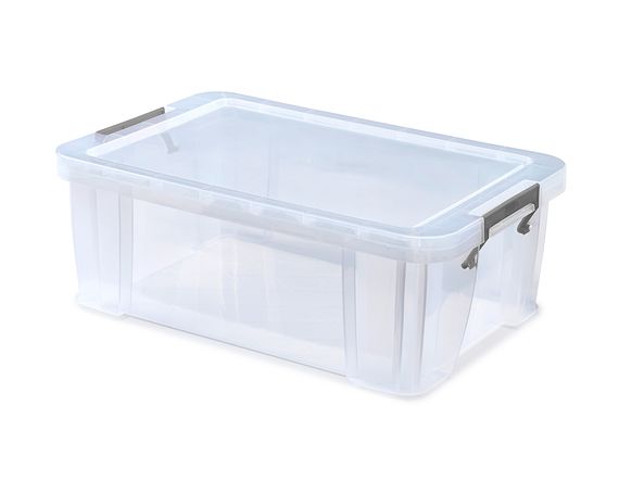 A4 Storage Boxes 5.5L to 24L - Plastic Organizer Containers for Office, Home & School Supplies - Perfect for Files, Documents, Stationery & Craft Storage