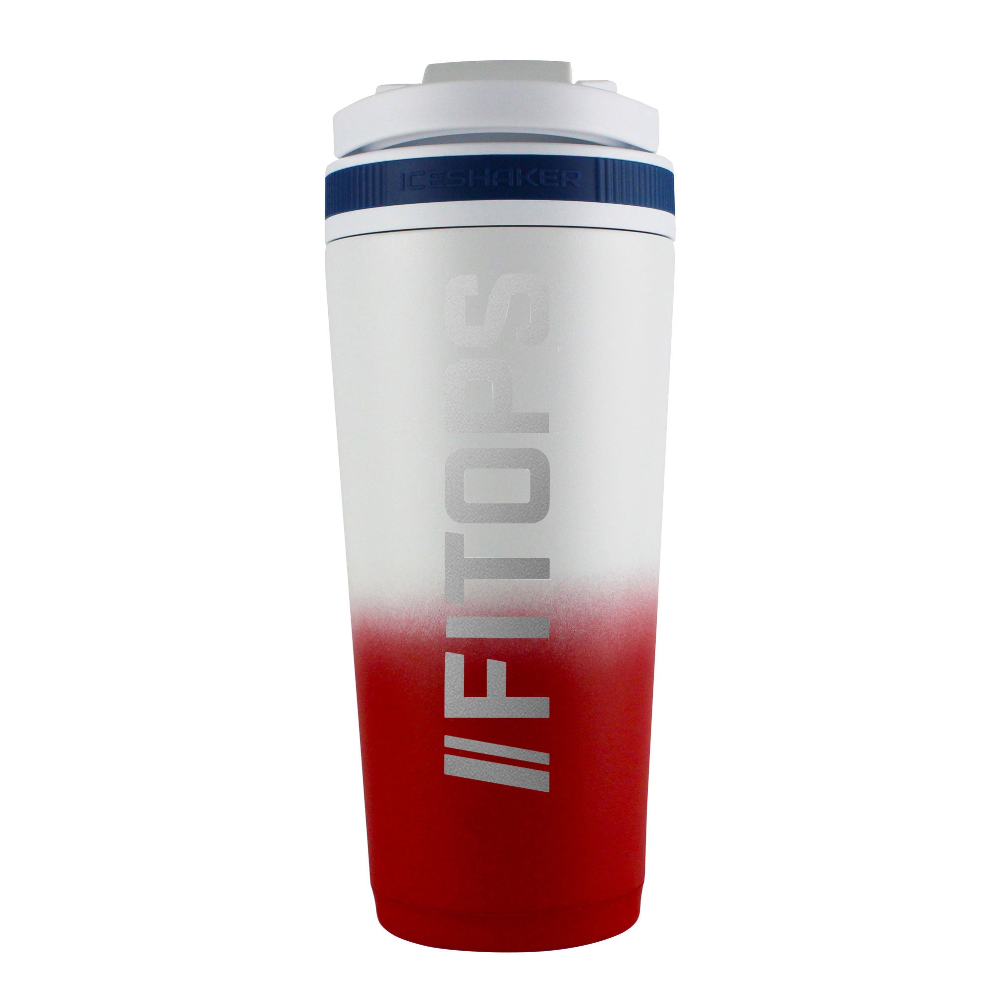 FITOPS USA 26oz Insulated Stainless Steel Protein Shaker Bottle - Perfect for Gym, Workout, and Post-Workout Recovery