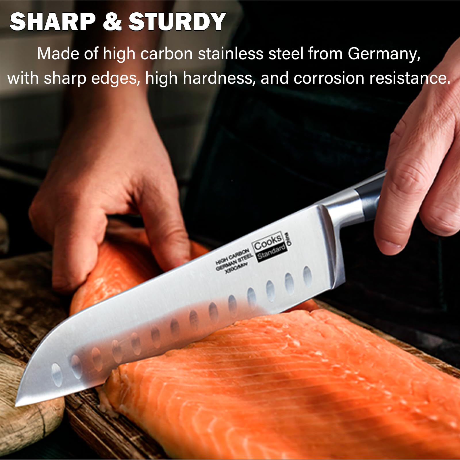 Premium High Carbon Stainless Steel Knife Set - 8
