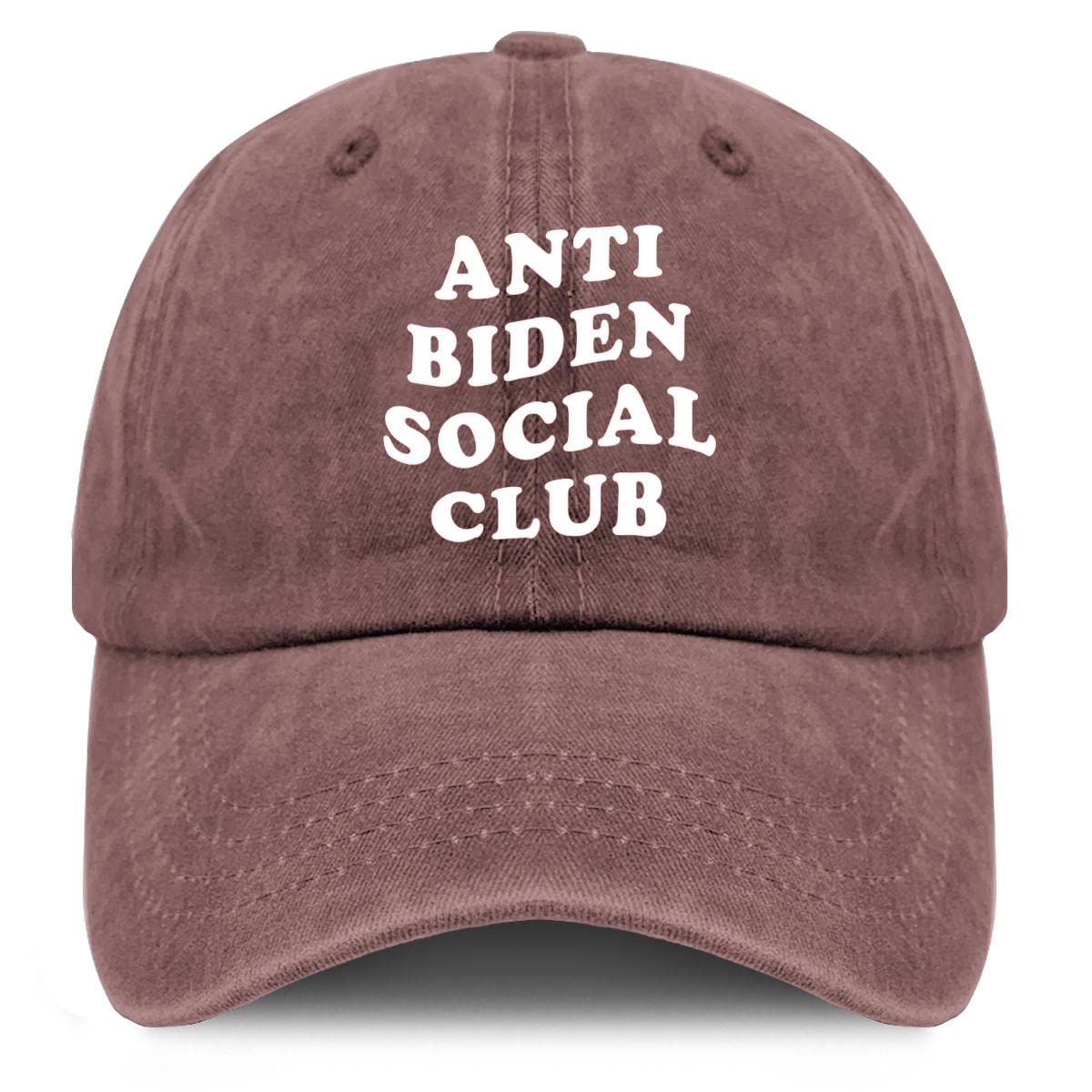 Women's Plain Cotton Baseball Hats - Flexfit Anti Biden Social Club Cap for Outdoor Camping & Casual Wear | Comfortable & Stylish Headwear for Everyday Use