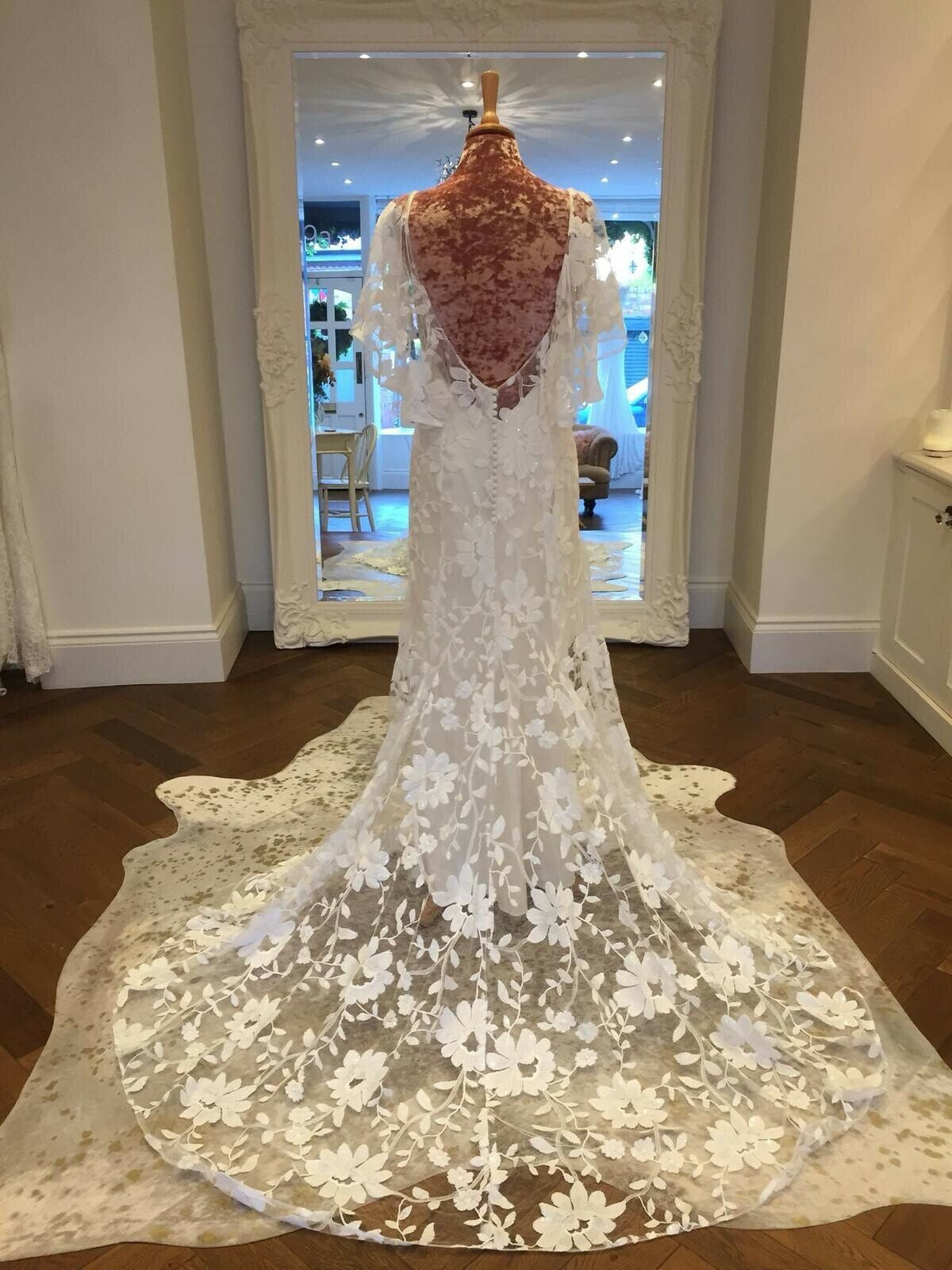 Willowby by Watters Seville Wedding Gown - Elegant Lace Bridal Dress for Beach, Garden & Outdoor Ceremonies