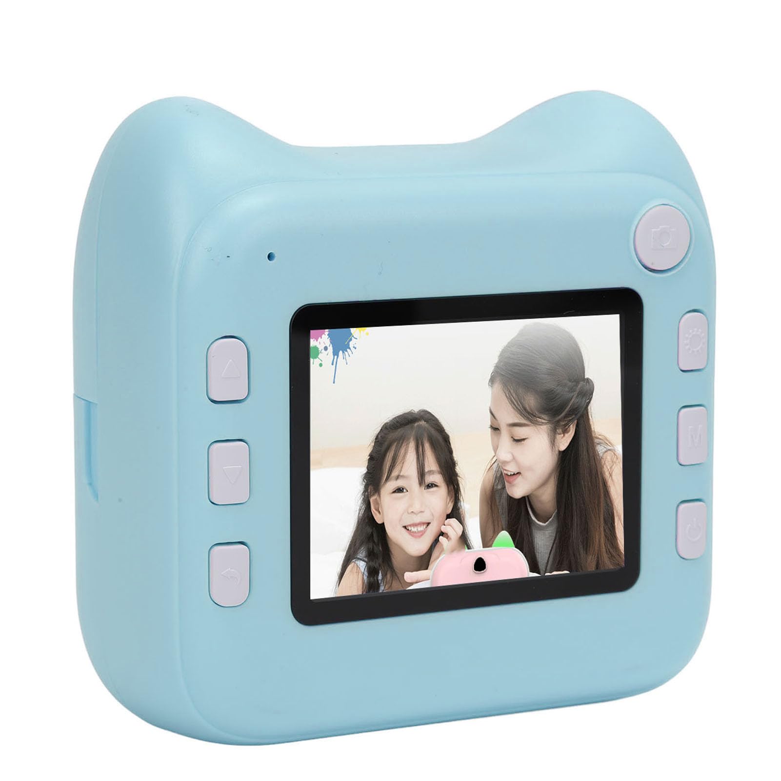 48MP Instant Digital Camera for Students - Portable Polaroid Style Camera with High Resolution, Easy to Use (Blue) | Perfect for School Projects, Travel & Everyday Photography