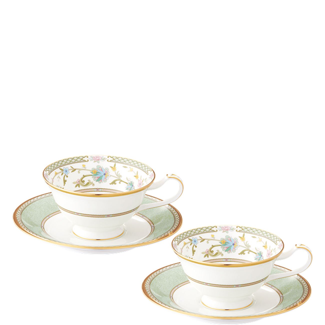 Noritake Bone China Yoshino Tea & Coffee Cup Set - Elegant Japanese Import (Y6988/9983) - Perfect for Afternoon Tea, Gifts & Fine Dining
