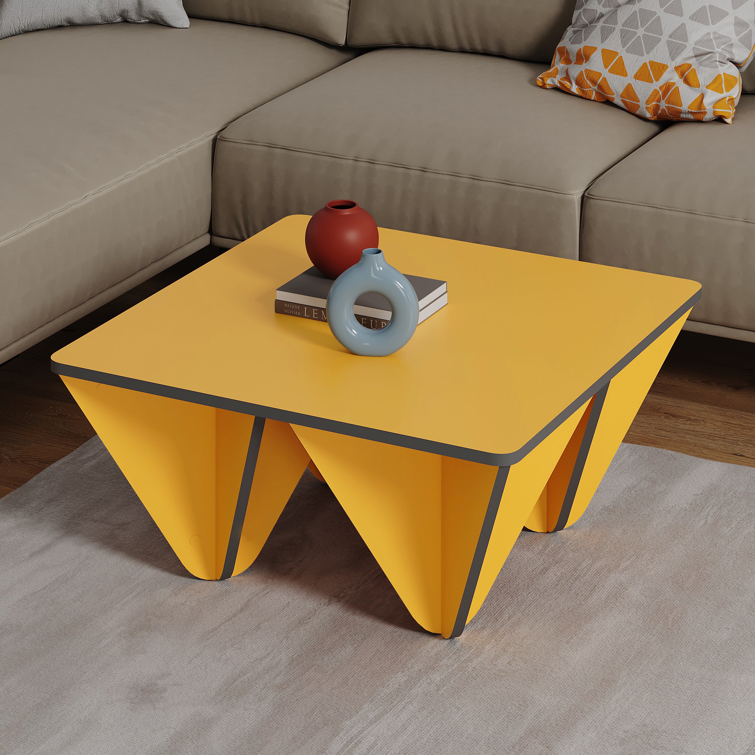 Modern Jiles Coffee Table - Stylish & Durable Living Room Center Table for Home Decor - Perfect for Living Rooms, Offices & Lounge Areas