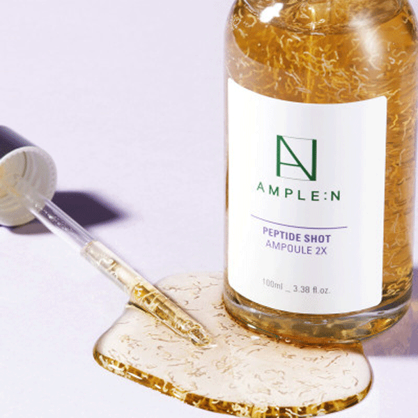 AMPLE:N Peptide Shot Ample 2X - 100ml Large Capacity Collagen Booster Serum for Skin Hydration & Anti-Aging | Perfect for Daily Skincare Routine & Travel Essentials
