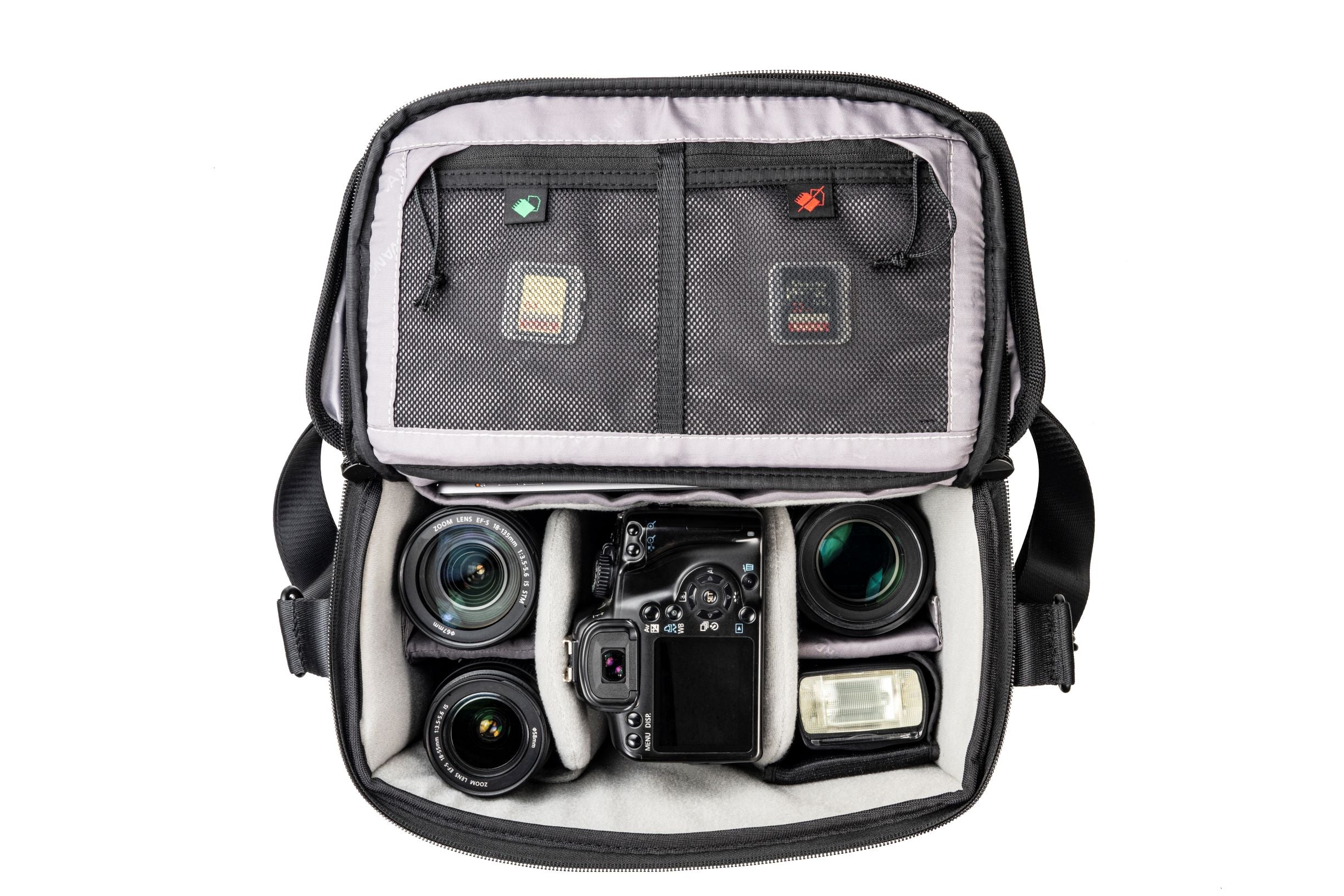 VEO SELECT 28S BK Shoulder Bag for Women, Black Crossbody Purse - Perfect for Work, Travel & Everyday Use