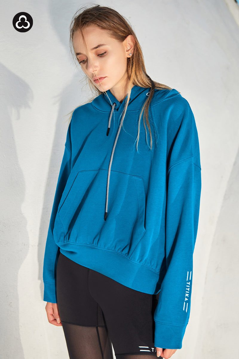 Premium Iris Essentials Hoodie for Men & Women - Soft Fleece Pullover with Kangaroo Pocket - Perfect for Casual Wear, Gym, and Outdoor Activities