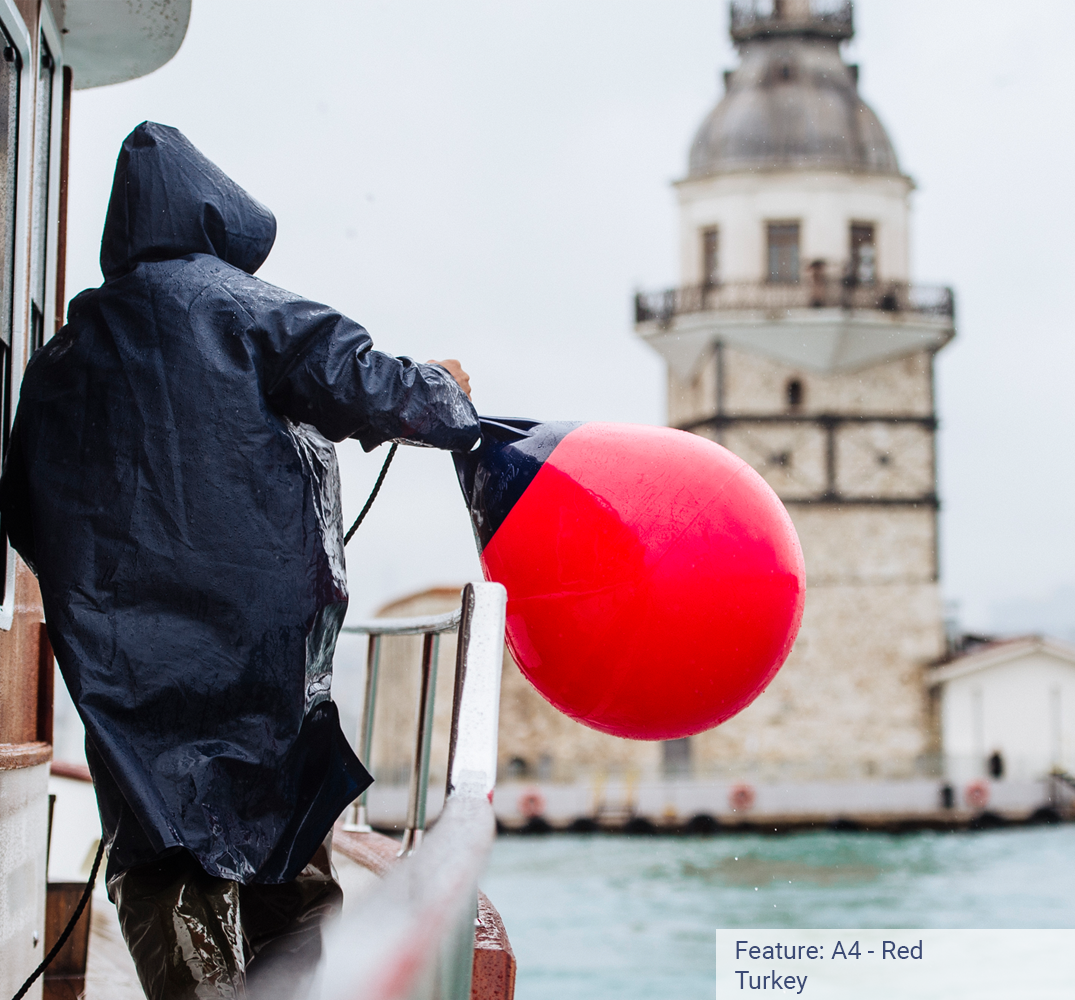 Polyform A4 Marker Buoy 20.5x27 - High Visibility Floating Buoy for Marine Navigation, Fishing & Water Safety