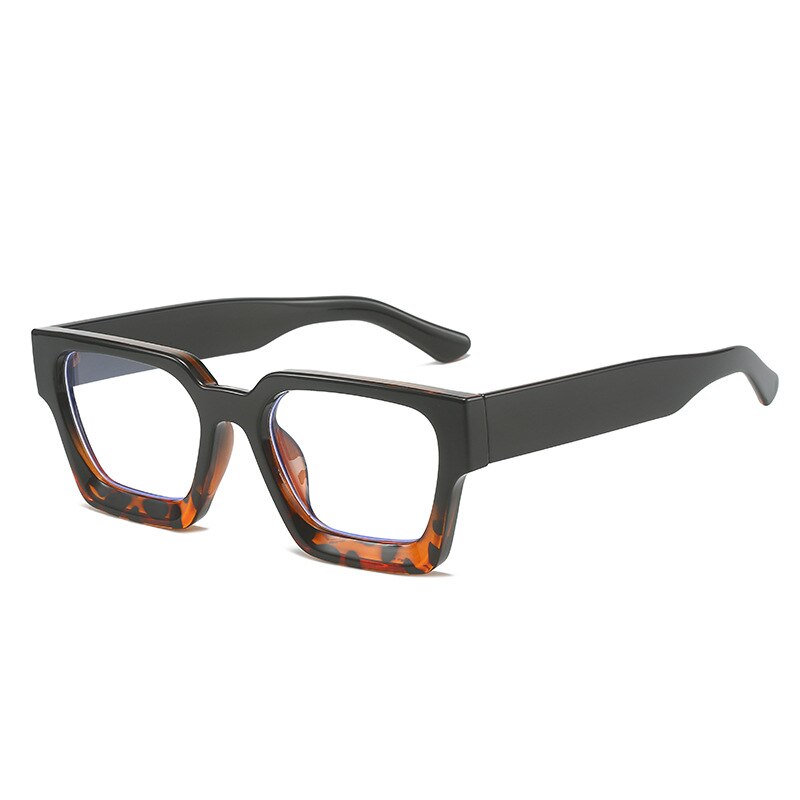 CCspace Unisex Full Rim Square Acetate Eyeglasses 55302 - Lightweight & Durable Frame for Men & Women - Perfect for Reading, Work & Fashion Accessories