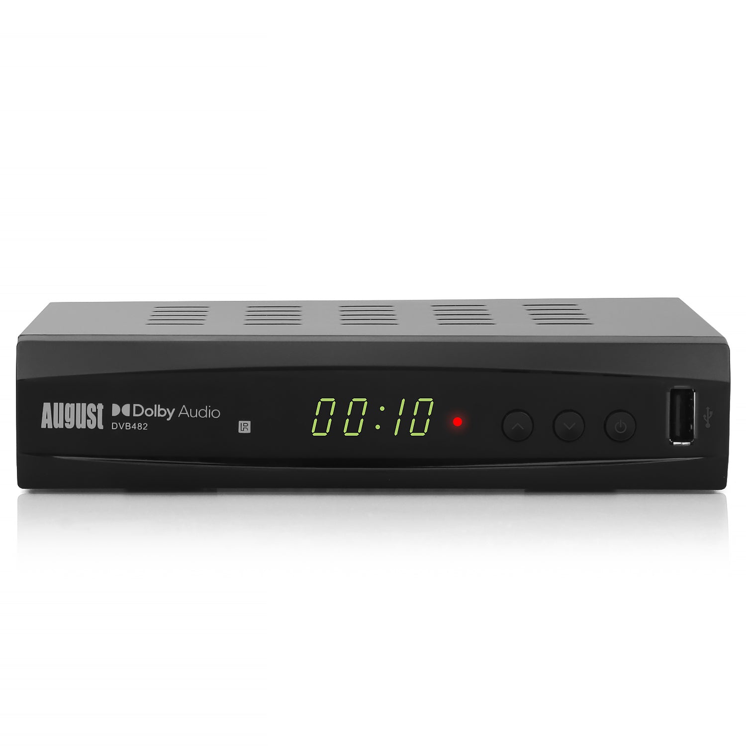 Freeview HD Set Top Box with Dual Tuner & USB PVR Recorder - HDMI Media Player for Digital TV (Model DVB482) - Perfect for Home Entertainment & Recording Live TV Shows