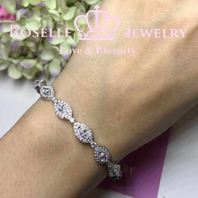 Elegant Marquise Half Chain Bracelet for Women - Dainty Gold Plated Jewelry for Everyday Wear & Special Occasions