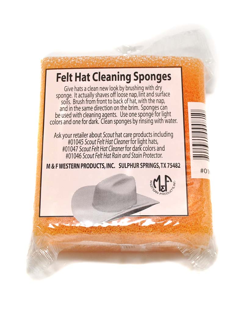 Premium Felt Hat Cleaning Sponges for Men & Women - Gentle Brush & Stain Remover for Fedoras, Cowboy Hats & Wool Caps - Perfect for Hat Care & Maintenance at Home or Travel