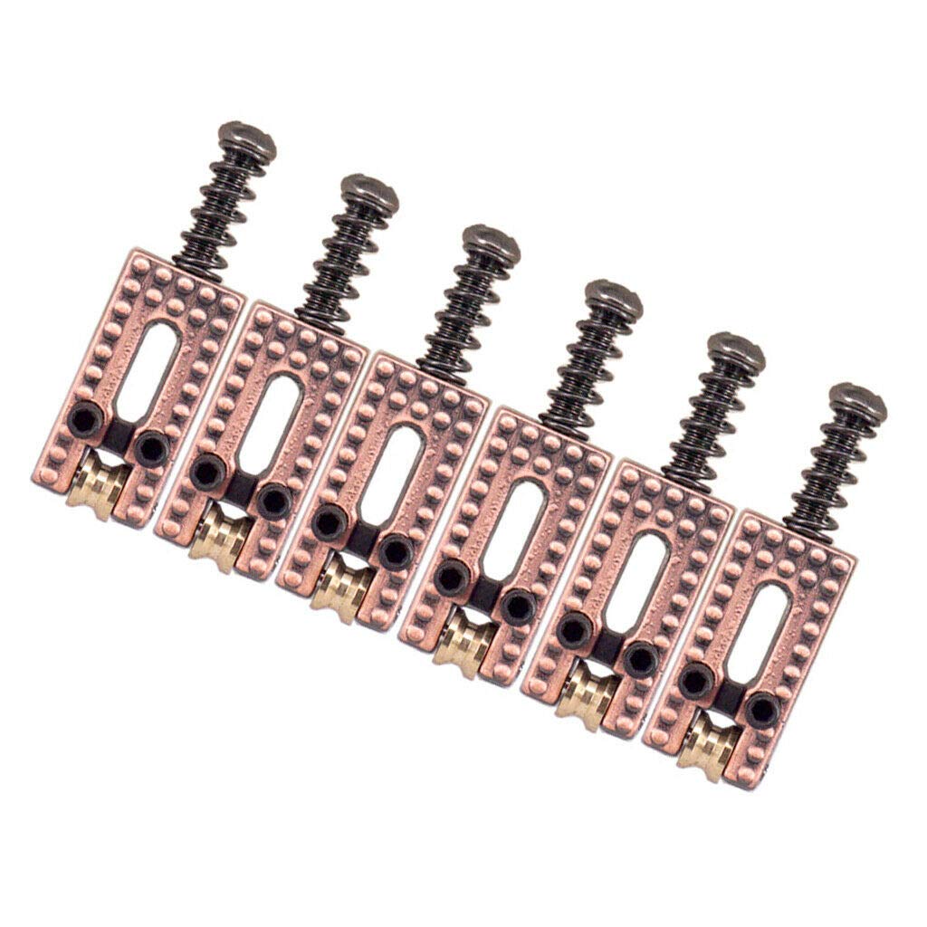 12pcs Electric Guitar Tremolo Bridge Roller Saddle Set for ST TL Guitars - Replacement Parts for Smooth String Action & Enhanced Playability - Perfect for DIY Guitar Repair & Upgrades