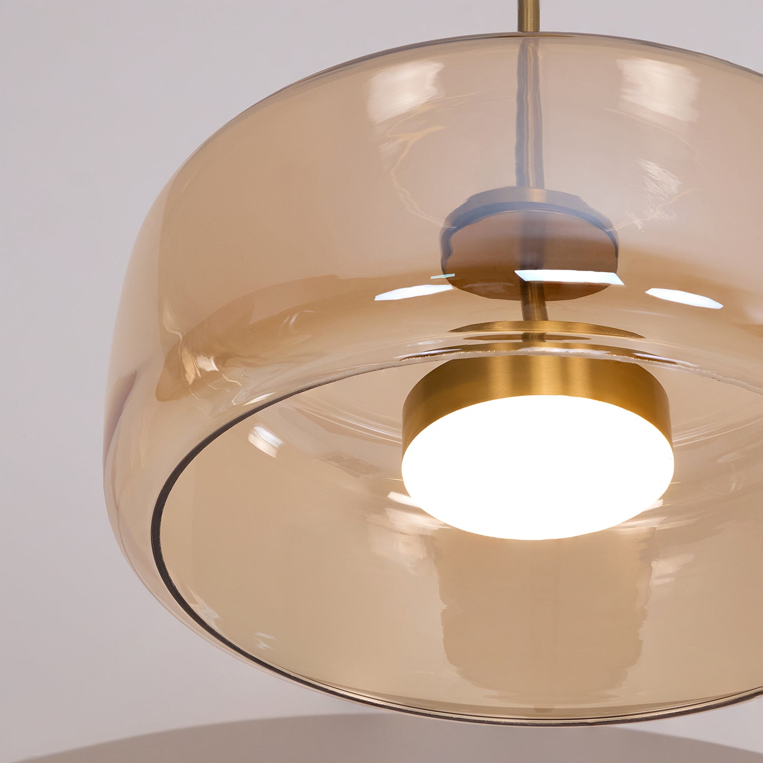 Modern Metro Sphere Glass Pendant Light - Elegant Hanging Fixture for Dining Room, Living Room & Bedroom Lighting Decor