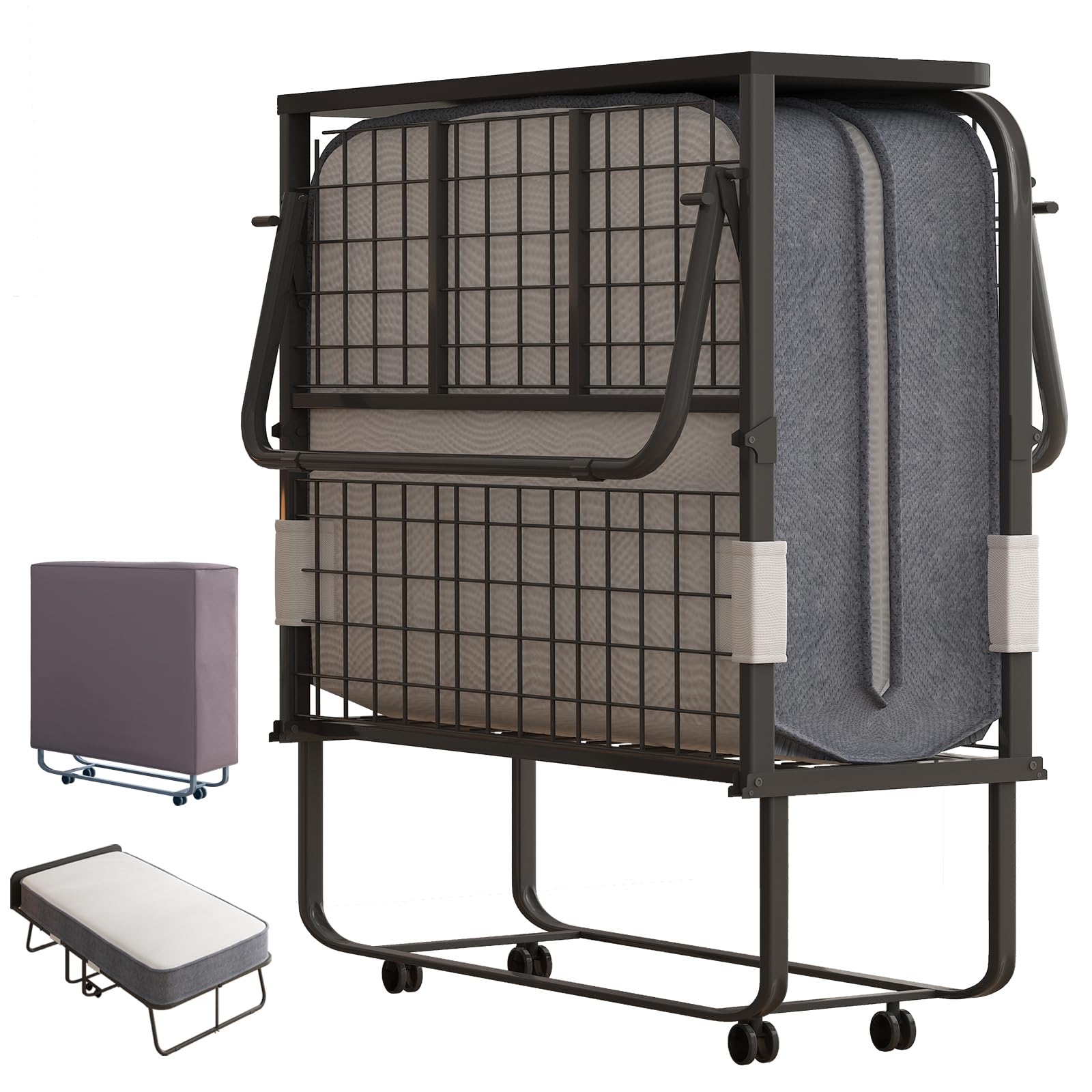 Upgraded Folding Bed for Adults - Full Size 75