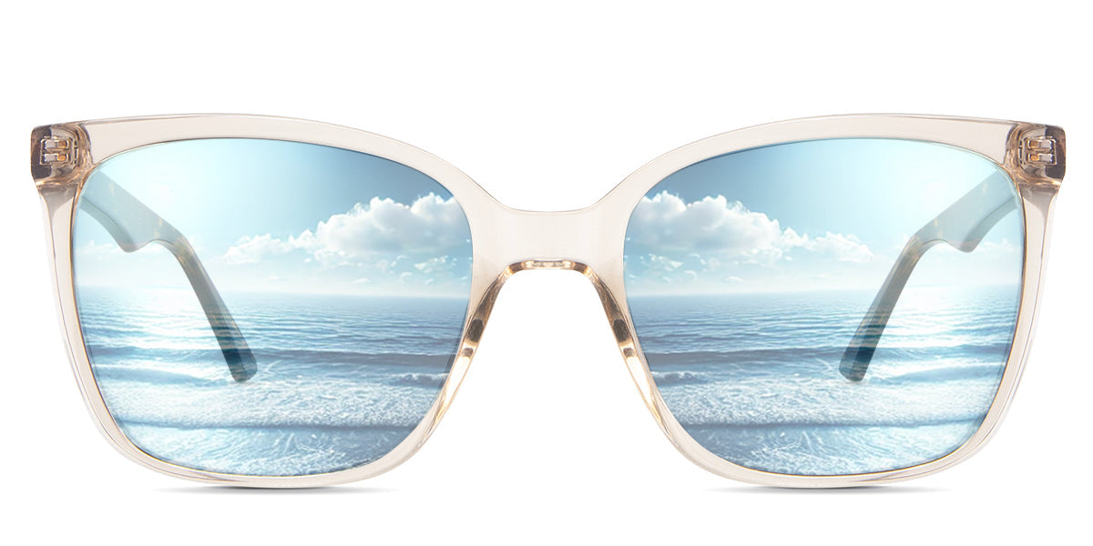 Elona Women's Prescription Tinted Glasses - Stylish & UV Protection for Reading, Driving & Outdoor Activities