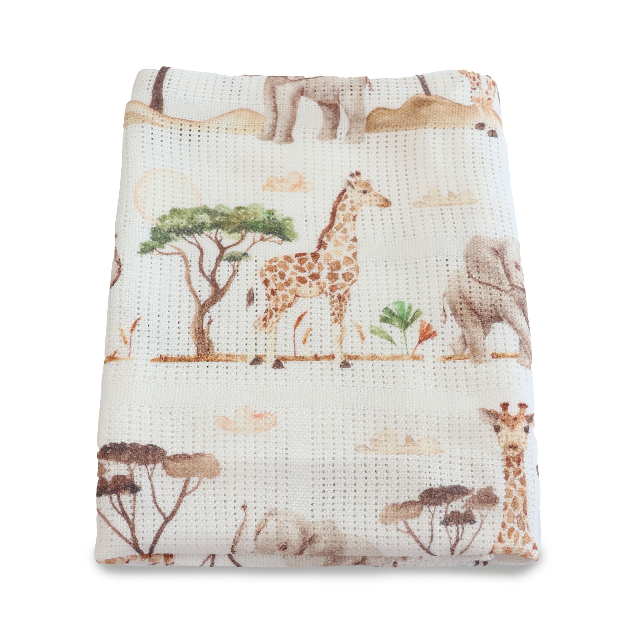 Premium Adventure Bamboo Cellular Blanket - Breathable, Lightweight & Soft for Baby Stroller, Crib & Outdoor Travel - Perfect for Camping, Picnics & Nursery Comfort