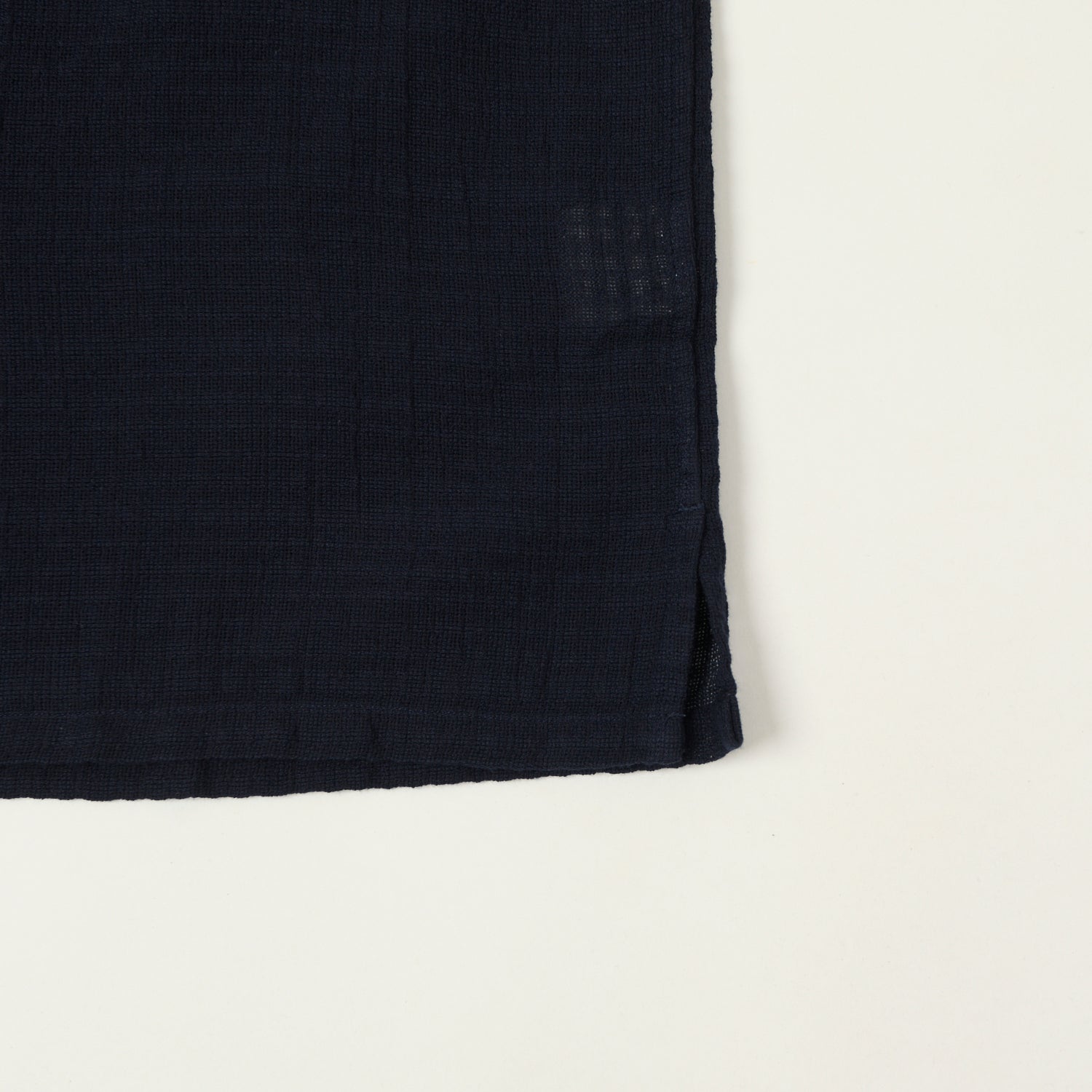 Knickerbocker Oliviera Breeze Weave Shirt - Dark Navy | Lightweight Summer Button Down for Men | Perfect for Beach, Office & Casual Outings