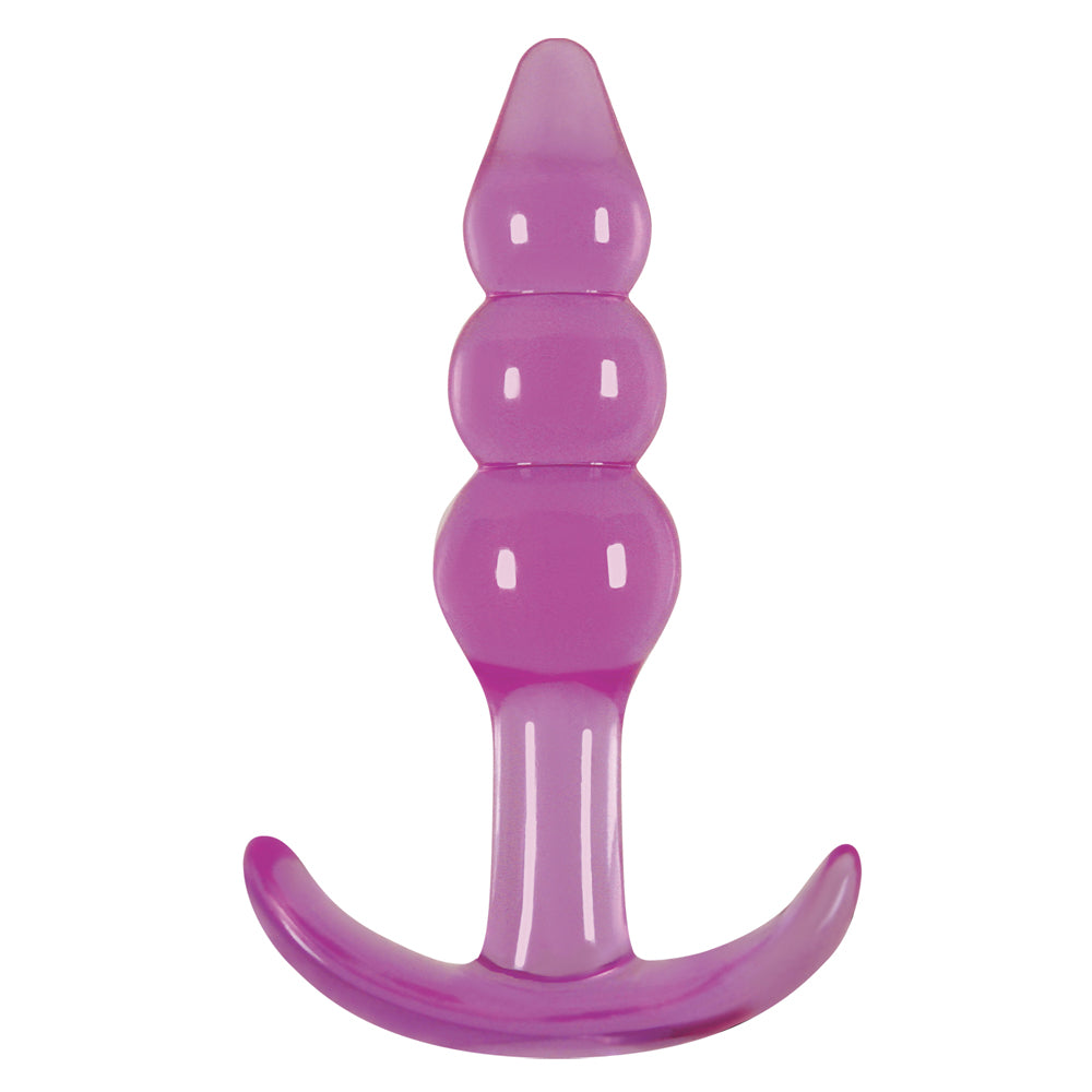 Jelly Rancher Ripple Anal Plug - Silicone Butt Plug for Adults, Beginner Friendly Anal Toy - Perfect for Couples Play & Solo Pleasure