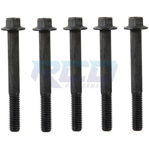 Fel Pro 2003-2010 Ford 6.0L & 6.4L Powerstroke M8 Top Row Head Bolt Kit (One Side) - Heavy Duty Engine Repair & Maintenance for F250 F350 Super Duty Trucks