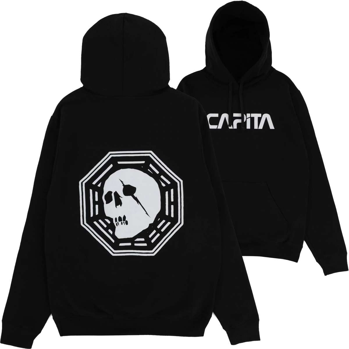 CAPiTA Skull Fleece Hoodie 2023 - Warm & Stylish Men's Winter Pullover | Perfect for Snowboarding, Skiing & Casual Streetwear