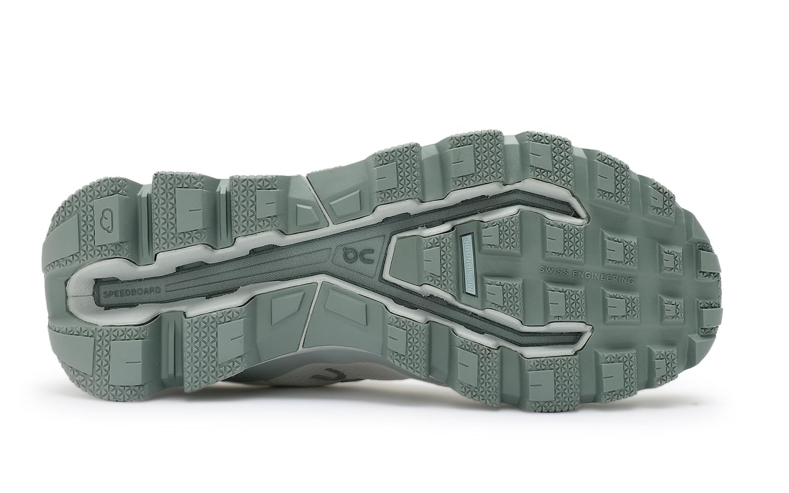 ON Running Women's Cloudventure Trail Running Shoes - White/Moss - Lightweight & Waterproof for Hiking, Trail Running & Outdoor Adventures