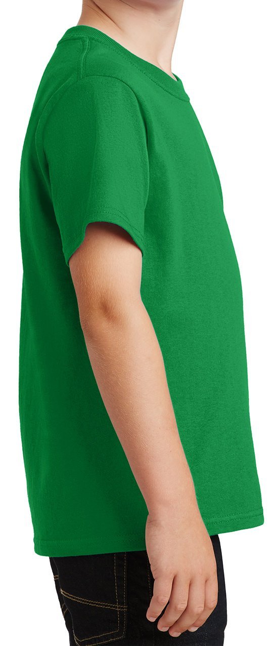 Youth Short Sleeve Soft Classic Core Cotton Tee - Comfortable Casual T-Shirt for Boys & Girls - Perfect for School, Playdates & Everyday Wear