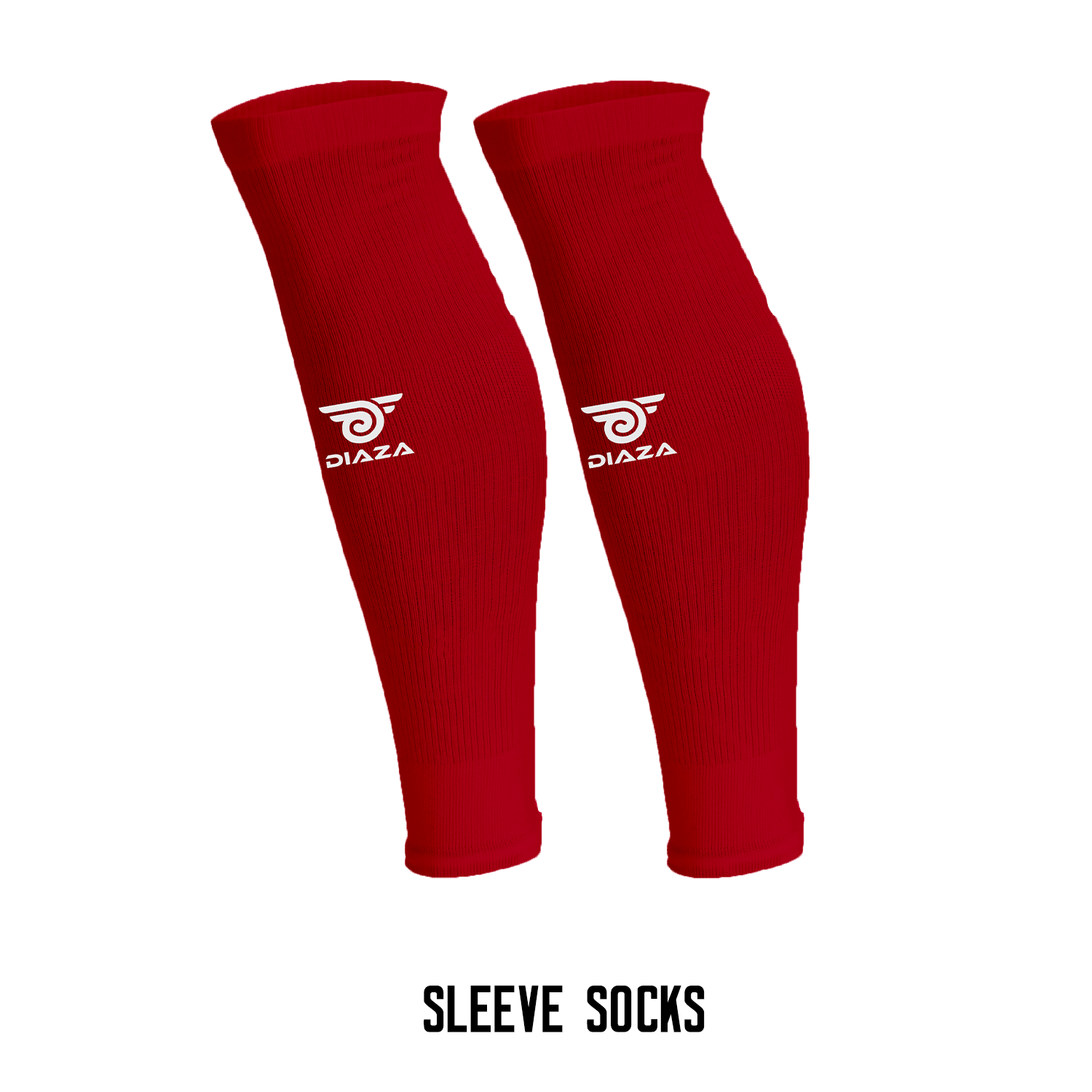 DV7 Red Sleeve Socks - Comfortable Athletic Socks for Running, Basketball & Workout - Perfect for Sports & Casual Wear